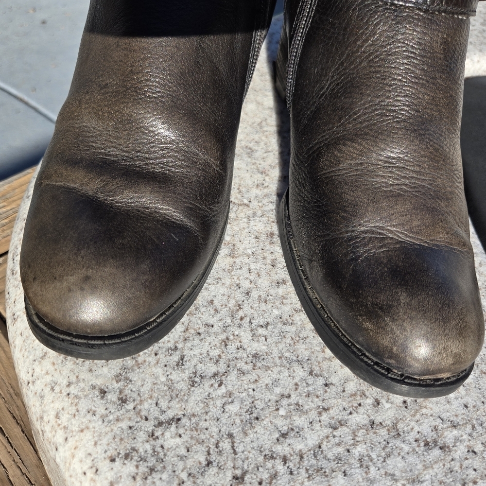 Harley Davidson Womens  Sz 8 US Serita Black Leather Riding Boots - Picture 9 of 16
